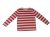 Felnőtt L-XL-es piros-fehér csíkos jelmezfelső