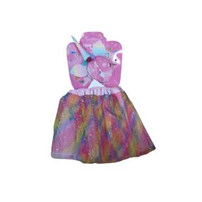 5-8 évesre szivárványos 2 részes unikornis jelmez - ÚJ