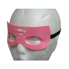 Filc maszk, rózsaszín - Superman - ÚJ