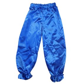 104-es kék selyem hatású jelmez nadrág