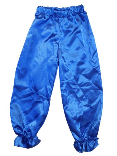 104-es kék selyem hatású jelmez nadrág