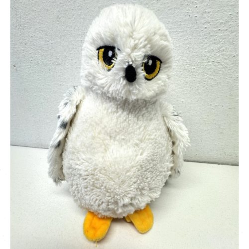 Fehér bagoly plüss, játék (22 cm)