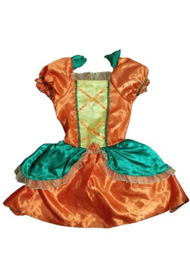 8 évesre narancssárga tüllös tök, tököcske jelmezruha - Halloween