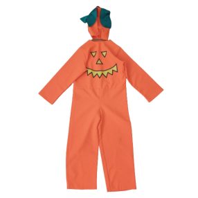   Kb. 8 évesre neonnarancssárga tök jelmezruha sapkával - Halloween
