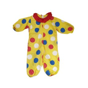 Gyerek méretű sárga bohóc jelmez