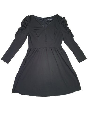 Női XL-es fekete jelmezruha - Scarlett Darkness - ÚJ