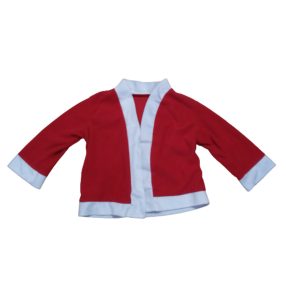   Mikulás kabát, jelmezfelső, ovis, kisiskolás méret (polár)