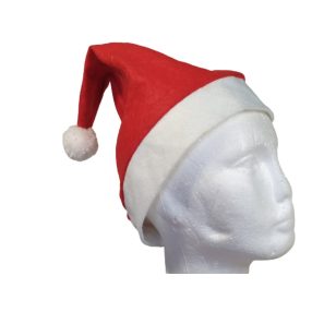 58 cm-es fejre piros filc mikulás sapka