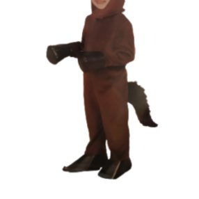 5-7 évesre barna ló jelmez - ÚJ (fejrész nélkül!)