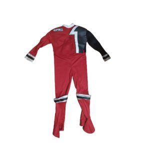 9-10 évesre piros-fekete szuperhős kezeslábas