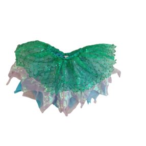   7-8 évesre zöld flitteres tüllszoknya, jelmezkiegészítő - Disney