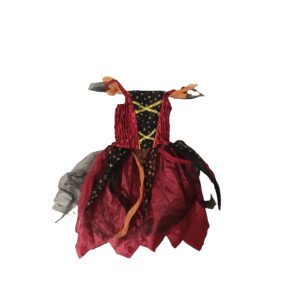   5-6 évesre bordó-fekete boszorkányruha, halloween jelmezruha - George