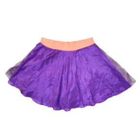 Nagylányra lila-narancssárga tüllös jelmez szoknya