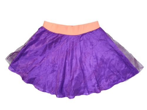 Nagylányra lila-narancssárga tüllös jelmez szoknya