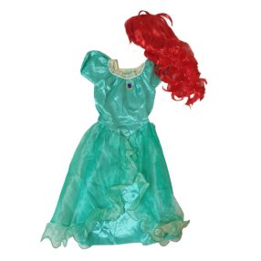 9-10 évesre (L) Ariel jelmez parókával - ÚJ