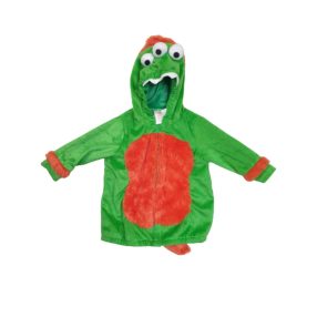   Kb. 2 évesre zöld szörnyecskés szőrmés jelmezfelső - Halloween - Gymboree