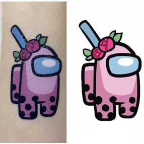 Among us gyerek tetkó (Pink)