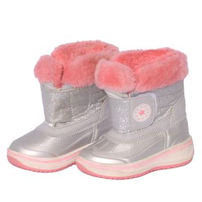 Szürke, ezüst, rózsaszín bélelt hótaposó (20)