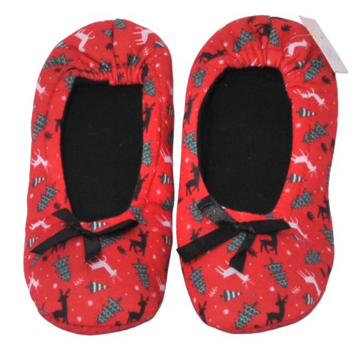 Piros, Karácsonyi mintás  szobamamusz (34)