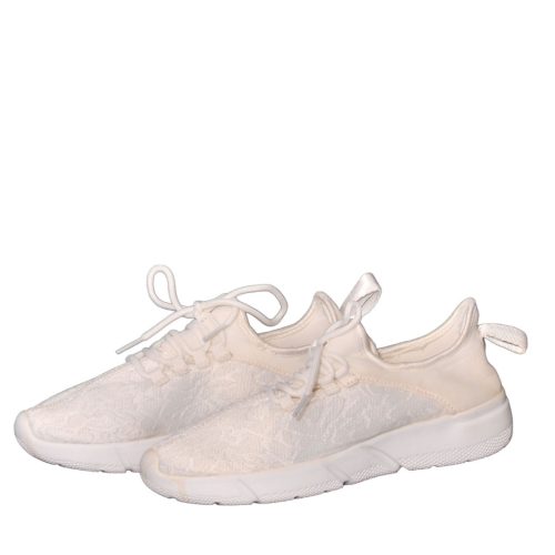 Fehér, csipkés  sportcipő (34)