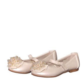 Gyöngyház fehér  alkalmi cipő (22-23)