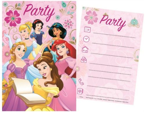 Disney Hercegnők Party Meghívó