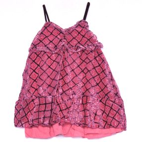 Jean Bourget bársony mintás, pántos ruha (110)