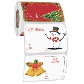 Karácsonyi kitől kinek matrica (10 db)