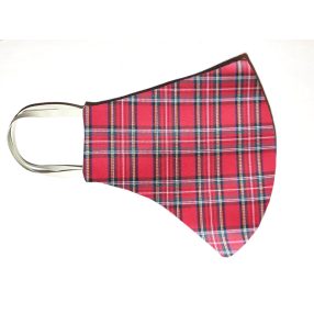 2 rétegű védőmaszk - női - piros