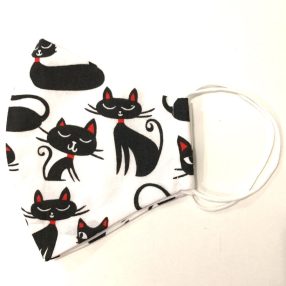 2 rétegű védőmaszk (cicás) - Felnőtt