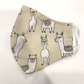 2 rétegű védőmaszk (láma) - Felnőtt