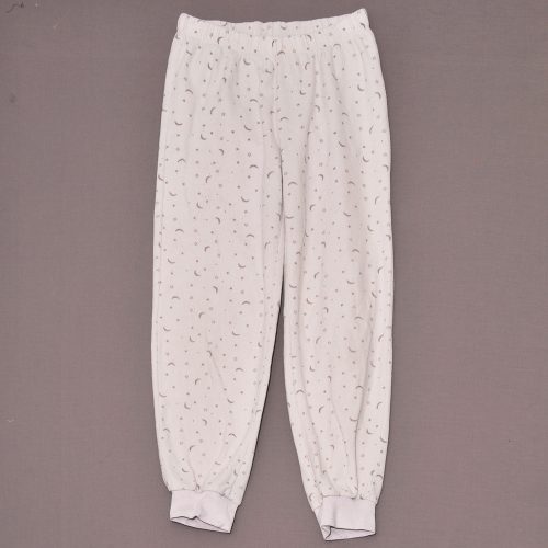 Fehér, csillagos pizsama alsó (146-152)