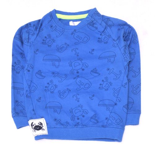 Kék, tengeres pulóver (92)
