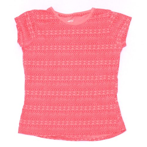 Rózsaszín mintás póló (158-164)