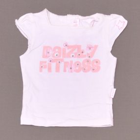 Fehér rövid ujjú felső (56*)