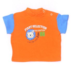 Narancssárga, kék póló (62-68)