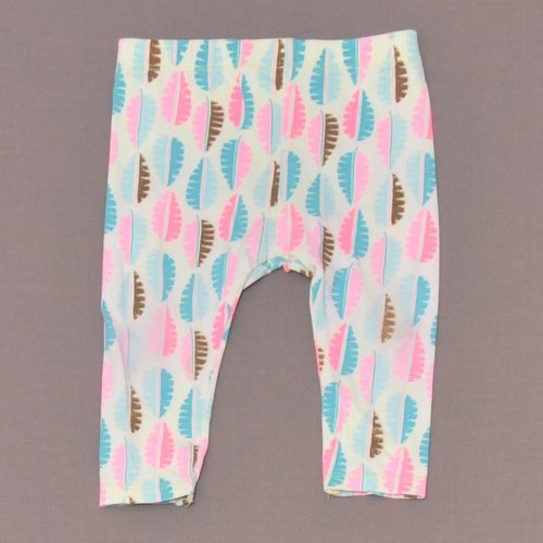 Sárga, Kék levélmintás leggings (74)