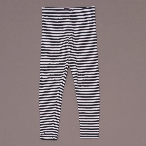 Kék, Fehér csíkos leggings (116-122*)