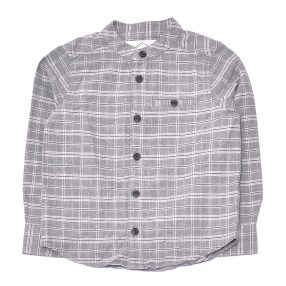 Szürke kockás hosszú ujjú ing (104*)