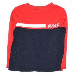 Kék, Piros hosszú ujjú póló (116)