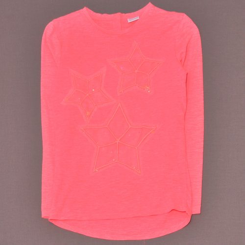 neon Rózsaszín hosszú ujjú felső (140-146)