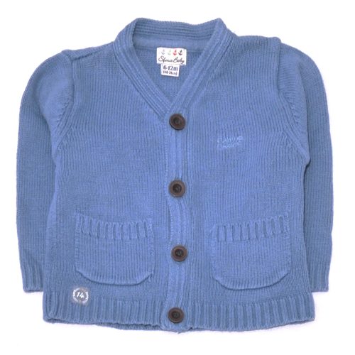 Kék kardigán (68-74)