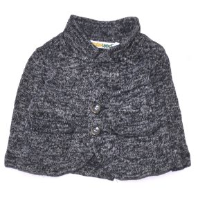 Sötétkék, fehér kardigán (74)