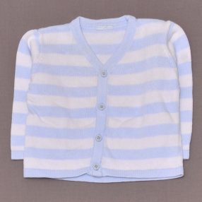 Kék, Fehér csíkos kardigán (62*)