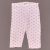 Fehér, masni leggings (62-68)