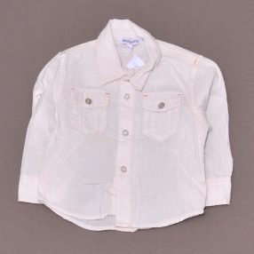 Fehér hosszú ujjú ing (62-68*)