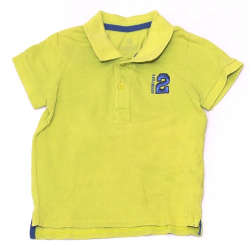 Zöld galléros póló (98-104)