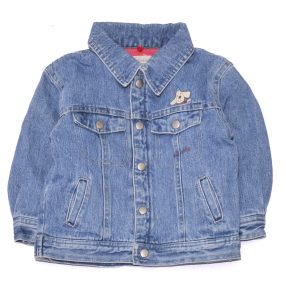 Kék, bélelt farmerkabát (80)