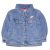Kék, bélelt farmerkabát (80)