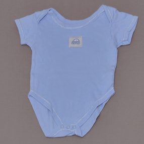 Kék rövid ujjú body (68-80)